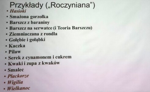 “Kwaki, mięty, kurdybanki czyli dania spod Złotej Górki” - wykład dra Przemysława Płonki | 16
