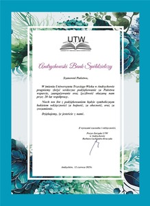 JUBILEUSZ 20-lecia UTW  w Andrychowie | 144