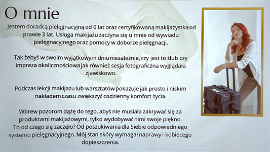 Jak zwiększyć pewność siebie pielęgnując się na co dzień - wykład Agnieszki Stańczak | 2