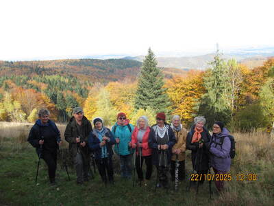 Wycieczka turystyczno - rekreacyjna Rzyki Gancarz Leskowiec 22 Pażdziernik 2025 r. | 2