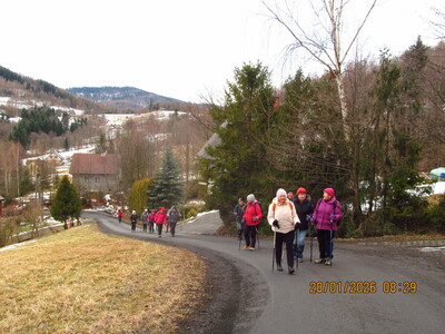 Trzonka, 28 stycznia 2026 r.-grupa turystyczna | 1