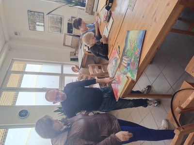 Zajęcia malarskie 22.03.2025r. | 1