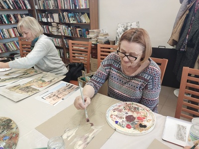 Zajęcia malarskie 22.03.2025r. | 2