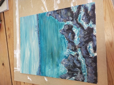 Zajęcia malarskie 22.03.2025r. | 2