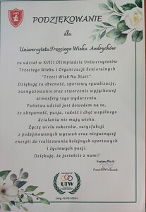 Olimpiada w Łazach - 5 września 2026 r. | 24