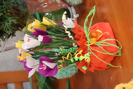 Wielkanocne ozdoby. Wystawa rękodzieła - warsztaty prowadzone przez kol. Agnieszkę Kozerską | 6