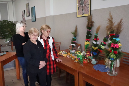 Wielkanocne ozdoby. Wystawa rękodzieła - warsztaty prowadzone przez kol. Agnieszkę Kozerską | 8
