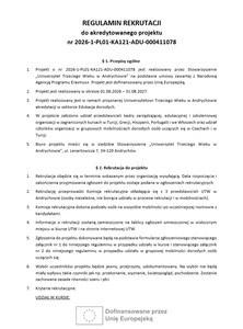 OGŁOSZENIE Rekrutacja na wyjazdy Erasmus+ | 4