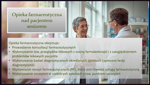 “Opieka farmaceutyczna nad pacjentem-seniorem. Jak przygotować się na wiosenno-letnie wyzwanie” | 11