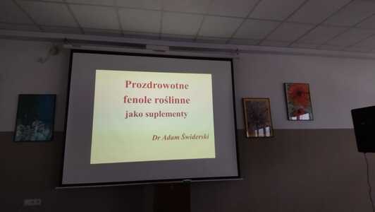 Wykład “Prozdrowotne fenole roślinne jako suplementy” | 2