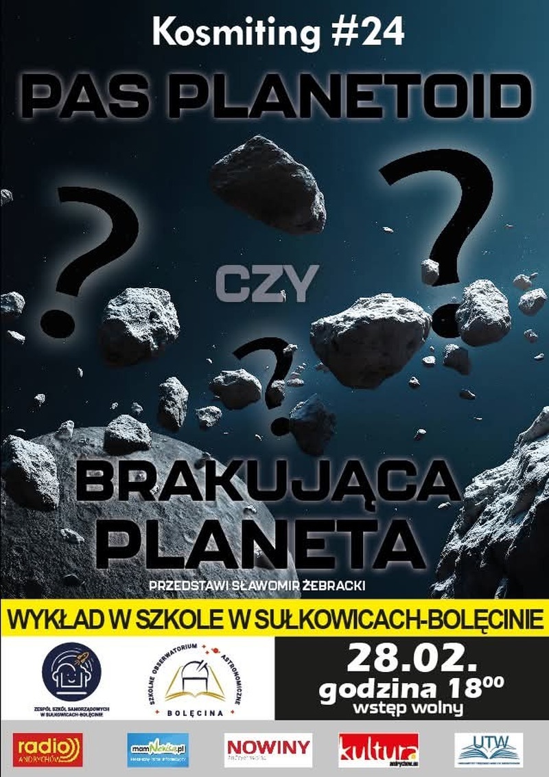 Wykład pt. „Pas planetoid czy brakująca planeta”,