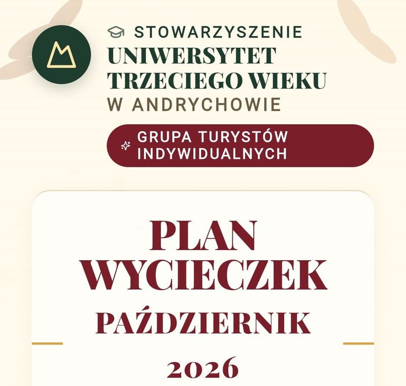 Plan wycieczek w październiku