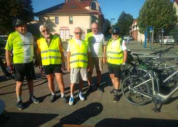 Trasa poniedziałkowa 22 września: Nidek - Osiek - Piotrowice - Łowiczki - Rudze - Wieprz - Andrychów