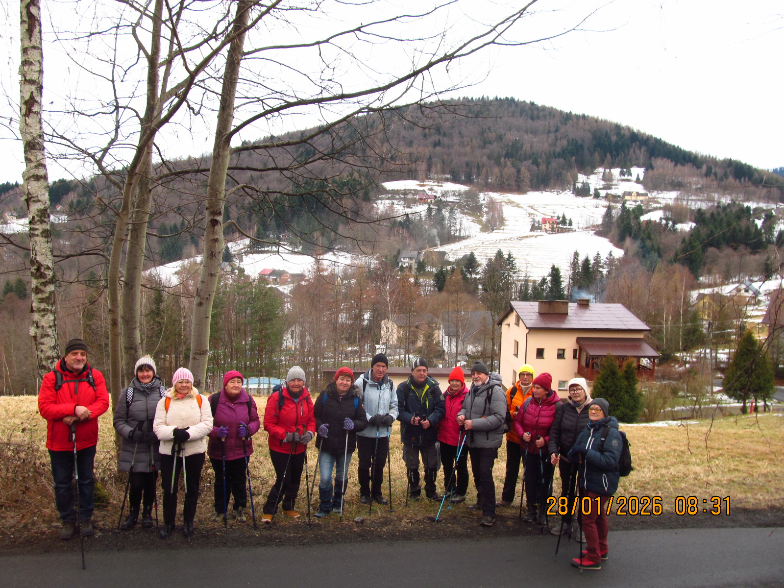 Trzonka, 28 stycznia 2026 r.-grupa turystyczna