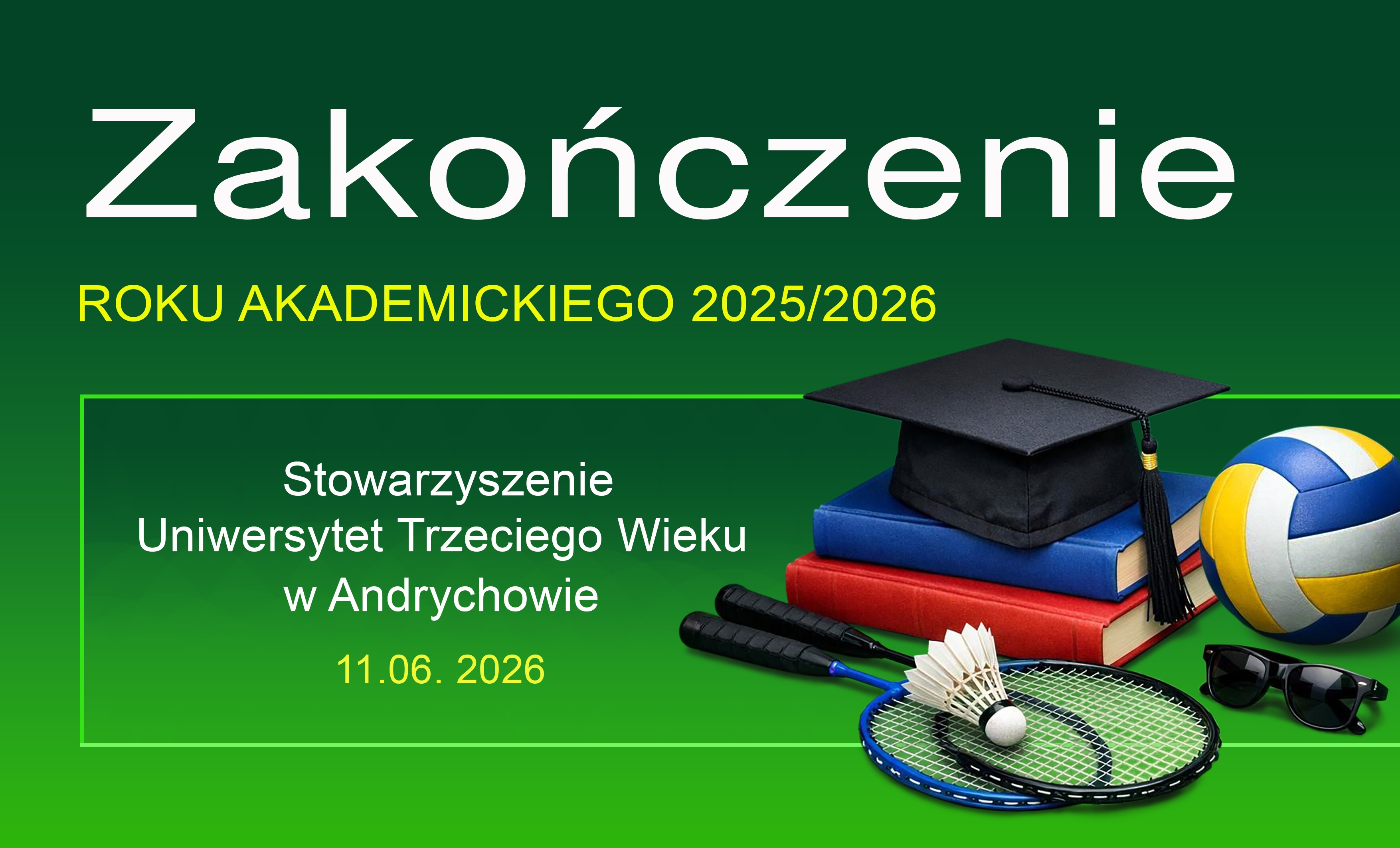 UROCZYSTE ZAKOŃCZENIE ROKU AKADEMICKIEGO 2025/2026