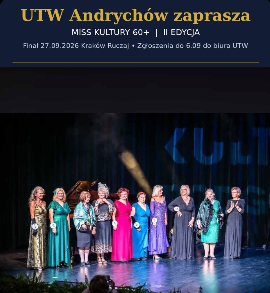 MISS KULTURY 60+ - II EDYCJA