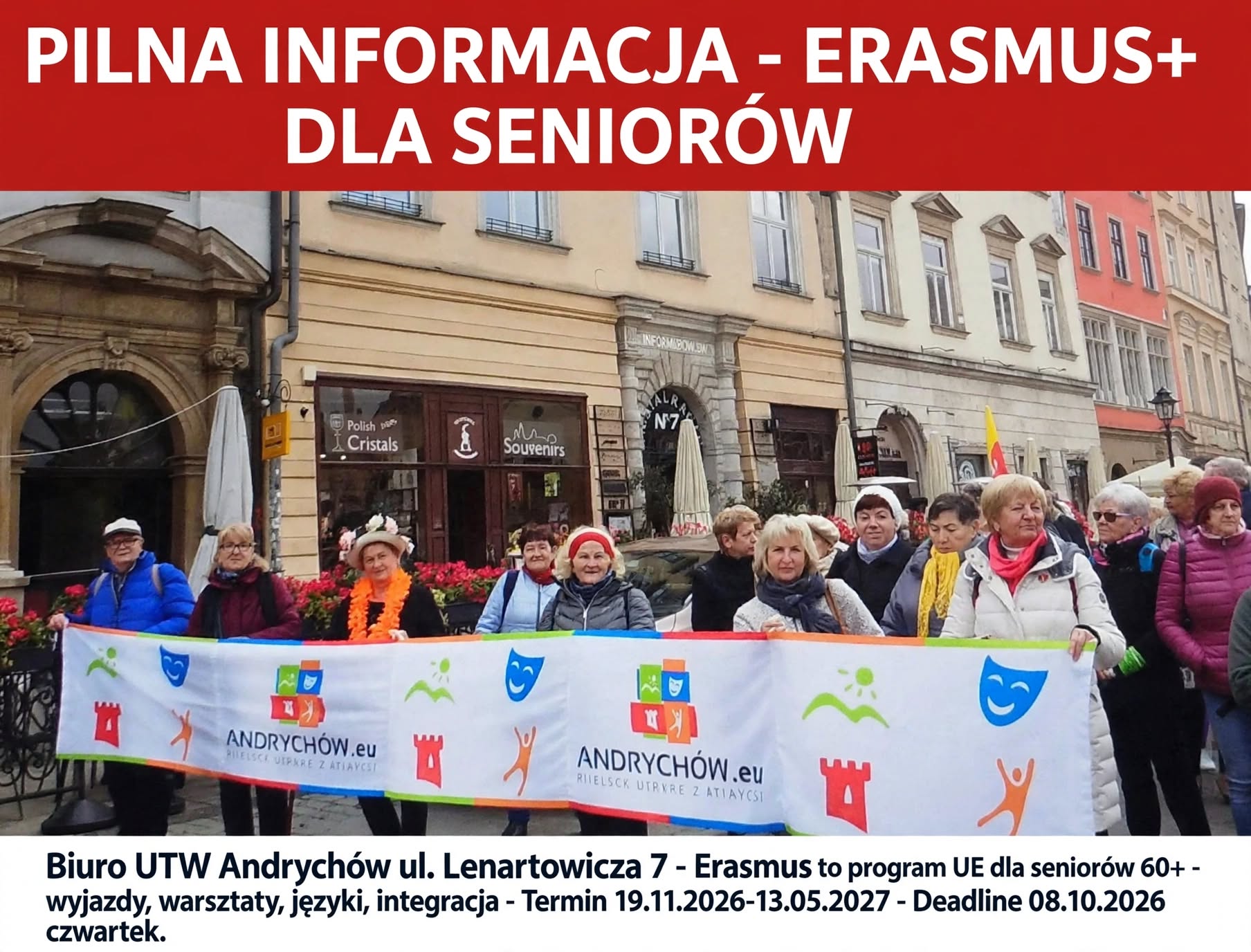 PILNA INFORMACJA - REKRUTACJA ERASMUS+